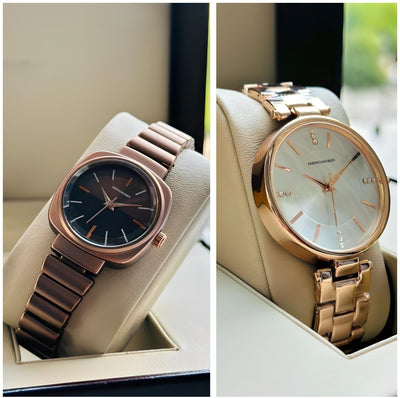 Americanviber DRW004001 Premium Color Smooth Finish Luxury Combo Pack 2 Analog Watch  - For Women