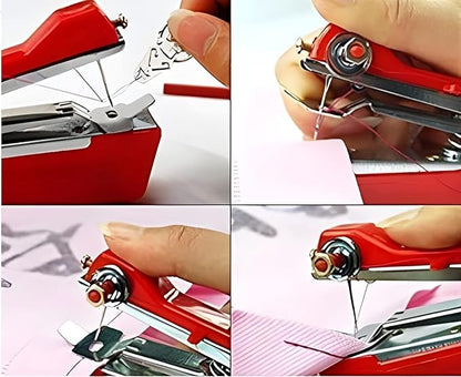 Domestic Sewing/Silai Machine Stitching Tailoring Machine For Garment Cloth Home Household Hand-Operated Menual Stapler Size, Sewing Tool Repairing Accessories Multi Colour (AA)