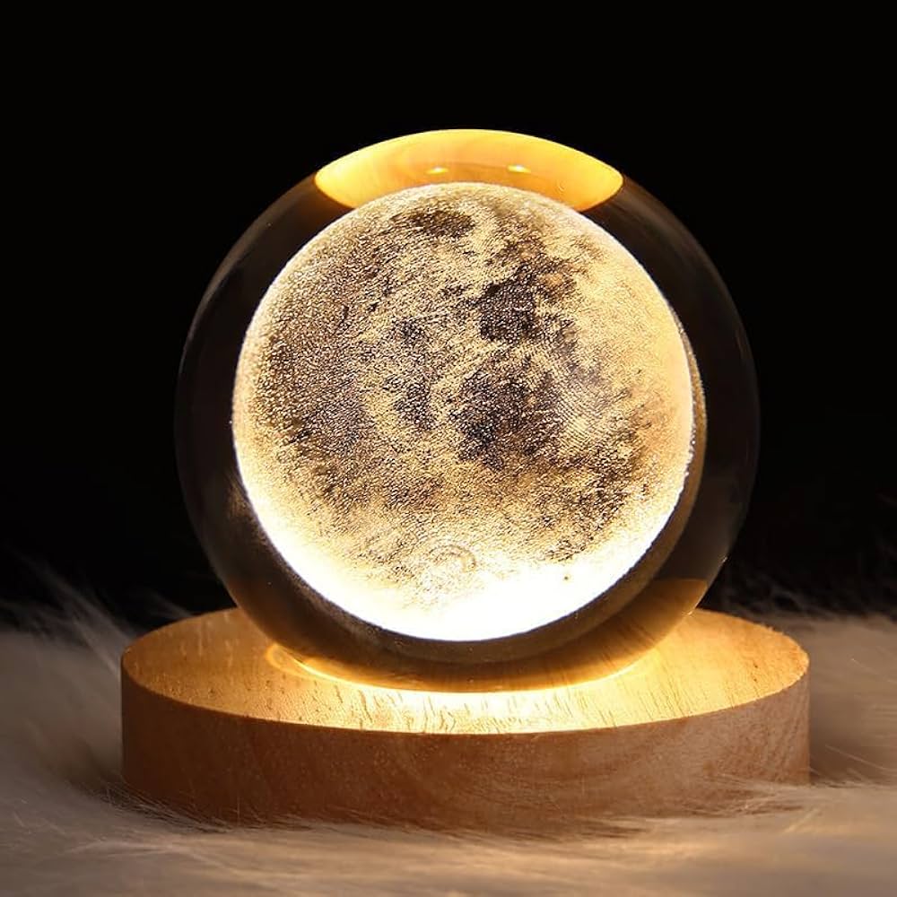 Premium Moon Lamp | Lithophane Night Light - Ideal Home Decor