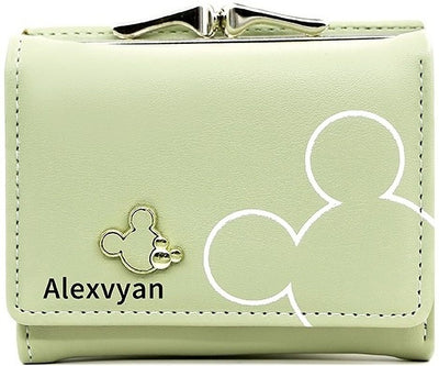 AlexVyan Women Casual, Ethnic, Evening/Party, Travel, Trendy Green Genuine Leather Wallet