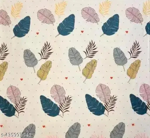 Cotton Printed Single Bedsheet With 1 Pillow Cover (Pack of 1)