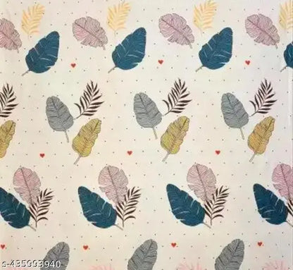 Cotton Printed Single Bedsheet With 1 Pillow Cover (Pack of 1)