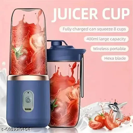 Portable USB Juicer Blender with 400ml Large Capacity