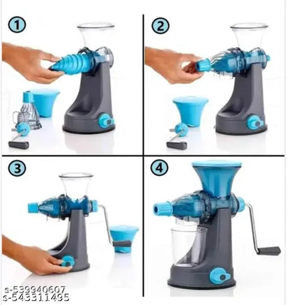 Famous Heavy Duty Hand Juicer For Carrot ,Fruits And Vegtables With Steel Handle,Vacuum Locking System,Shake,Smoothies,travel Juicer, Orange juicer, Manual Juicer For Fruits, Machine