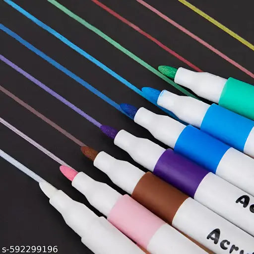 ZIZATRENDZ Glow Round Acrylic Writing Board with 3 Reusable Sheets & 12 Pens | Warm White LED Base | Fun Doodle & Memo Pad for Kids, Home & Office