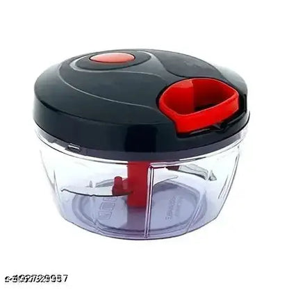 R R  dori handy 450 ml manula chopper for vegetables and fruit chopping (grey colour, 450ml)